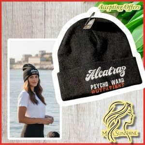 Hat NEW - O/S - ALCATRAZ - Psycho Ward Outpatient - fun - keepsake